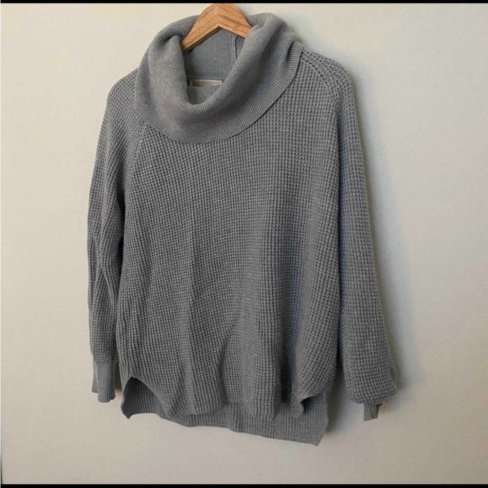 Michael Kors | Cowl Neck Waffle Knit Sweater size M